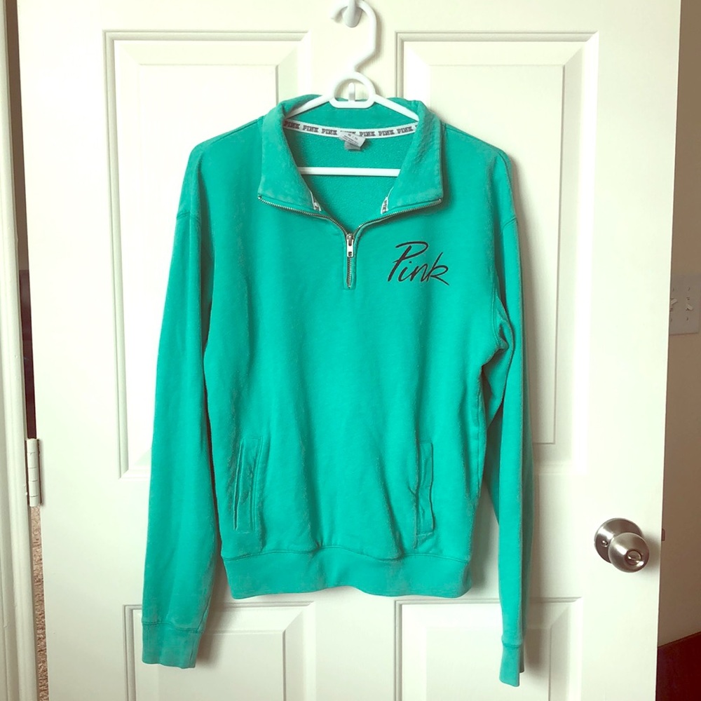 Pink 1/4 zip Pullover